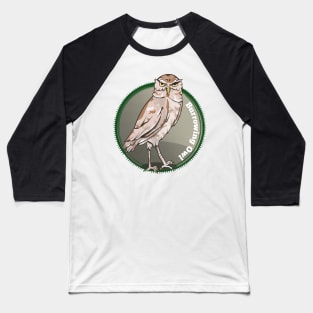 Burrowing Owl Baseball T-Shirt